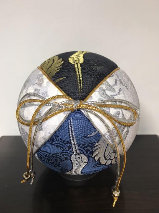 Temari Interior decoration gift New Year Red-crowned crane