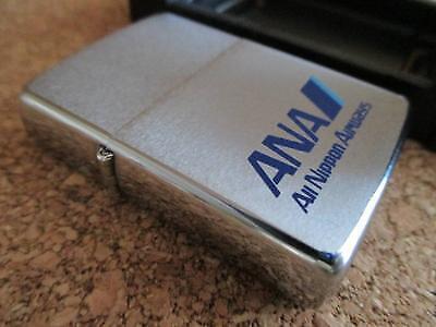 As is For Parts Zippo ANA All Nippon Airways 1986/89 engraved unused