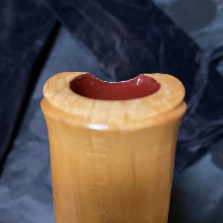 Shakuhachi Kinko-ryu 1-shaku 5-sun pipe Intermediate silver-wrapped woodwind