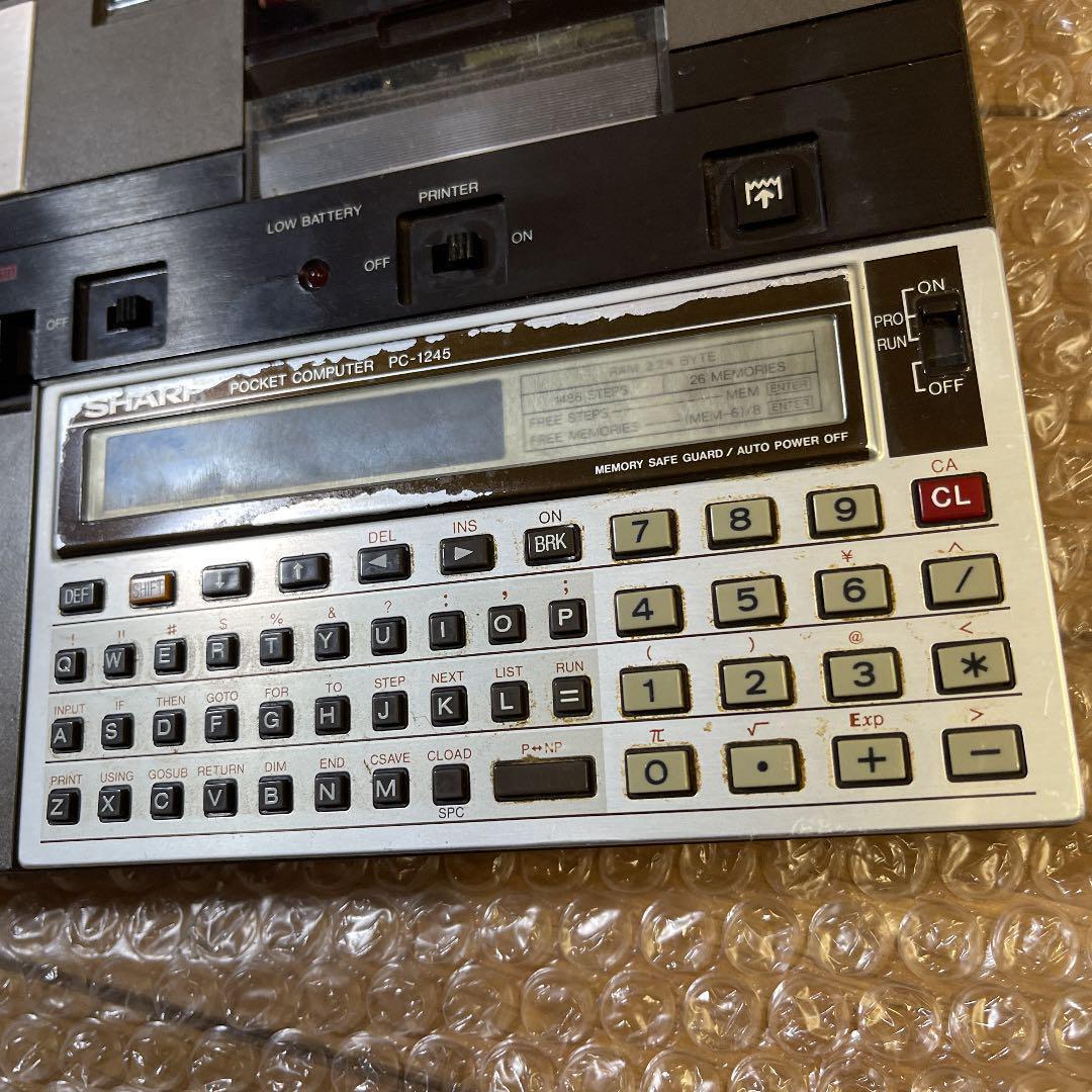 As is for Parts SHARP pocket computer CE-125