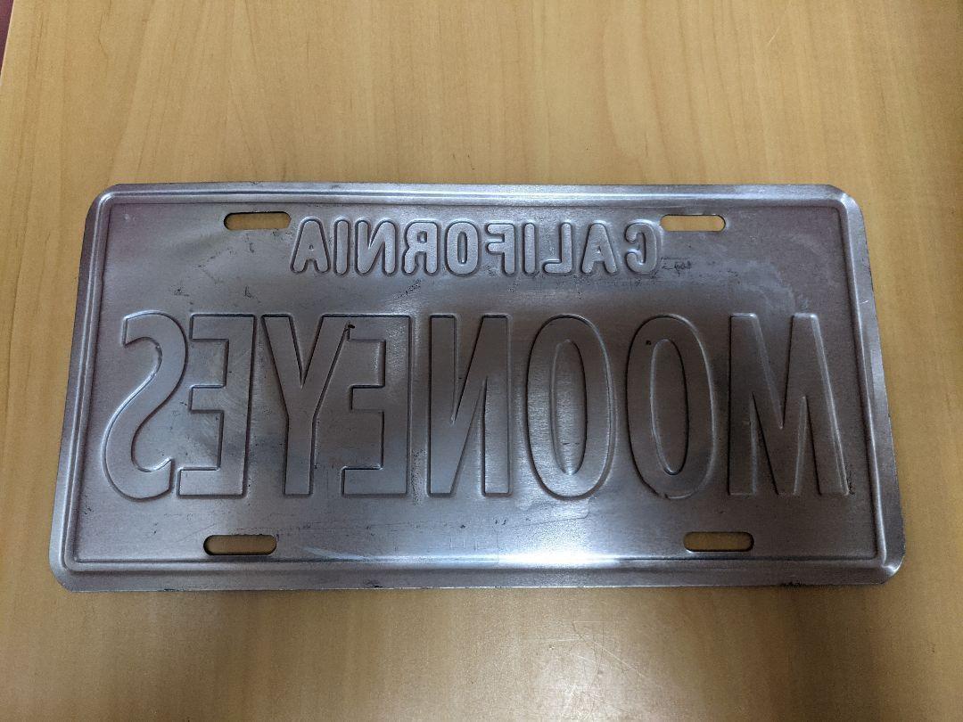 Mooneyes license plate hot rod Ratfink old car