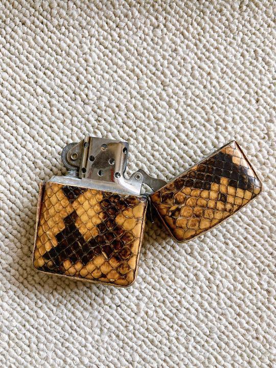 As is For Parts HATALI Zippo Snake pattern with case