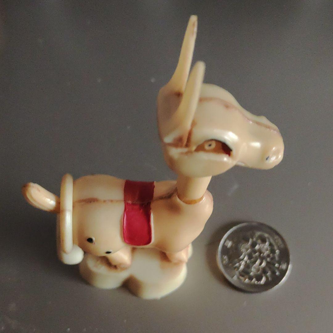 Showa Retro Furuya Magnet-powered toy foal Pakat