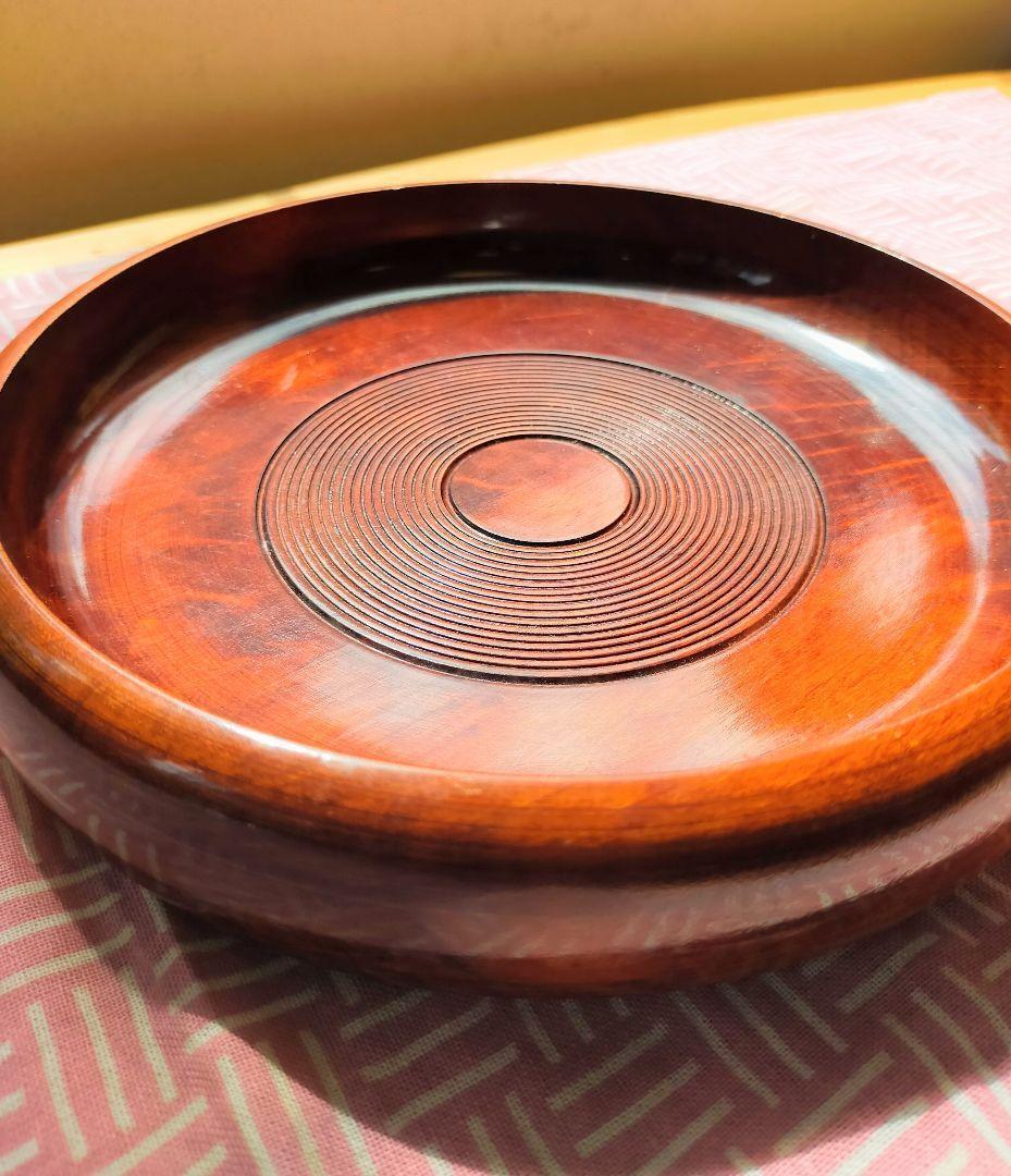 Obon (Japanese bon), high-class natural wood, lacquered