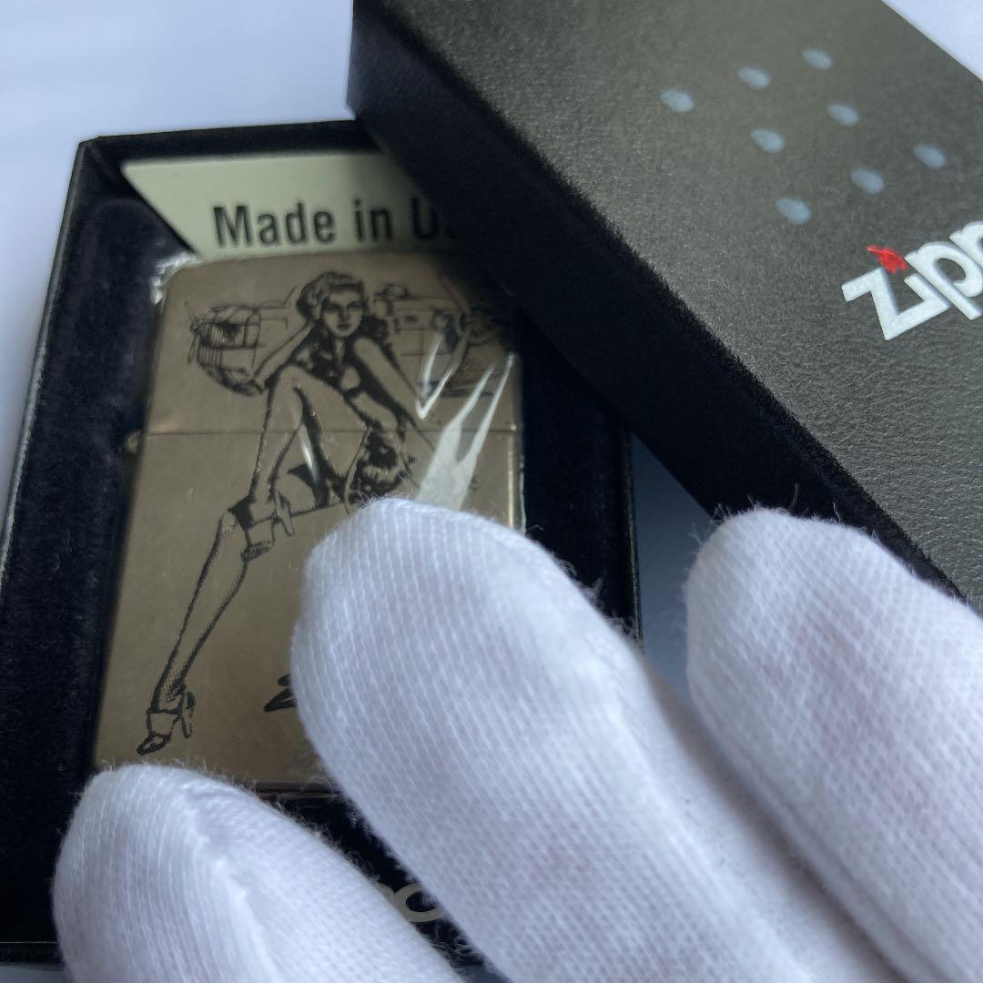 As is For Parts ZIPPO Nose Art / Pinup Girl 1992