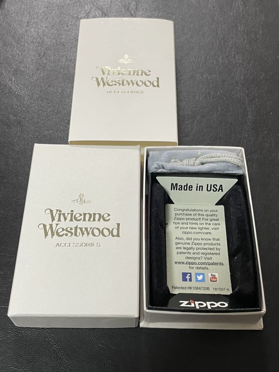 As is For Parts zippo Vivienne Westwood 3 face stamp rare model 2014