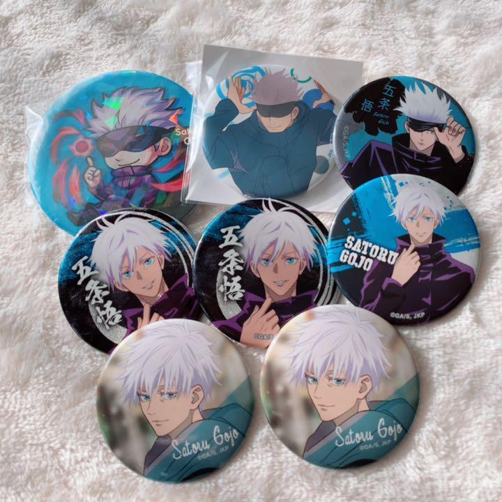 Lot Jujutsu Kaisen Satoru Gojo Can Badge Loft Monster Strike Holo Japan