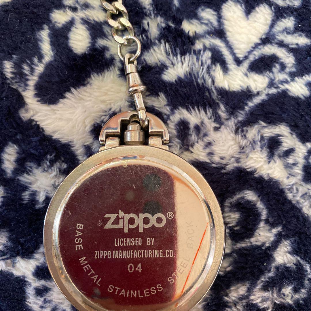 as is for parts zippo pocket watch Base metal stainless Maintenance required