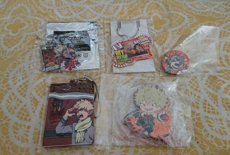 My Hero Academia Katsuki Bakugo Can Badge Keychain