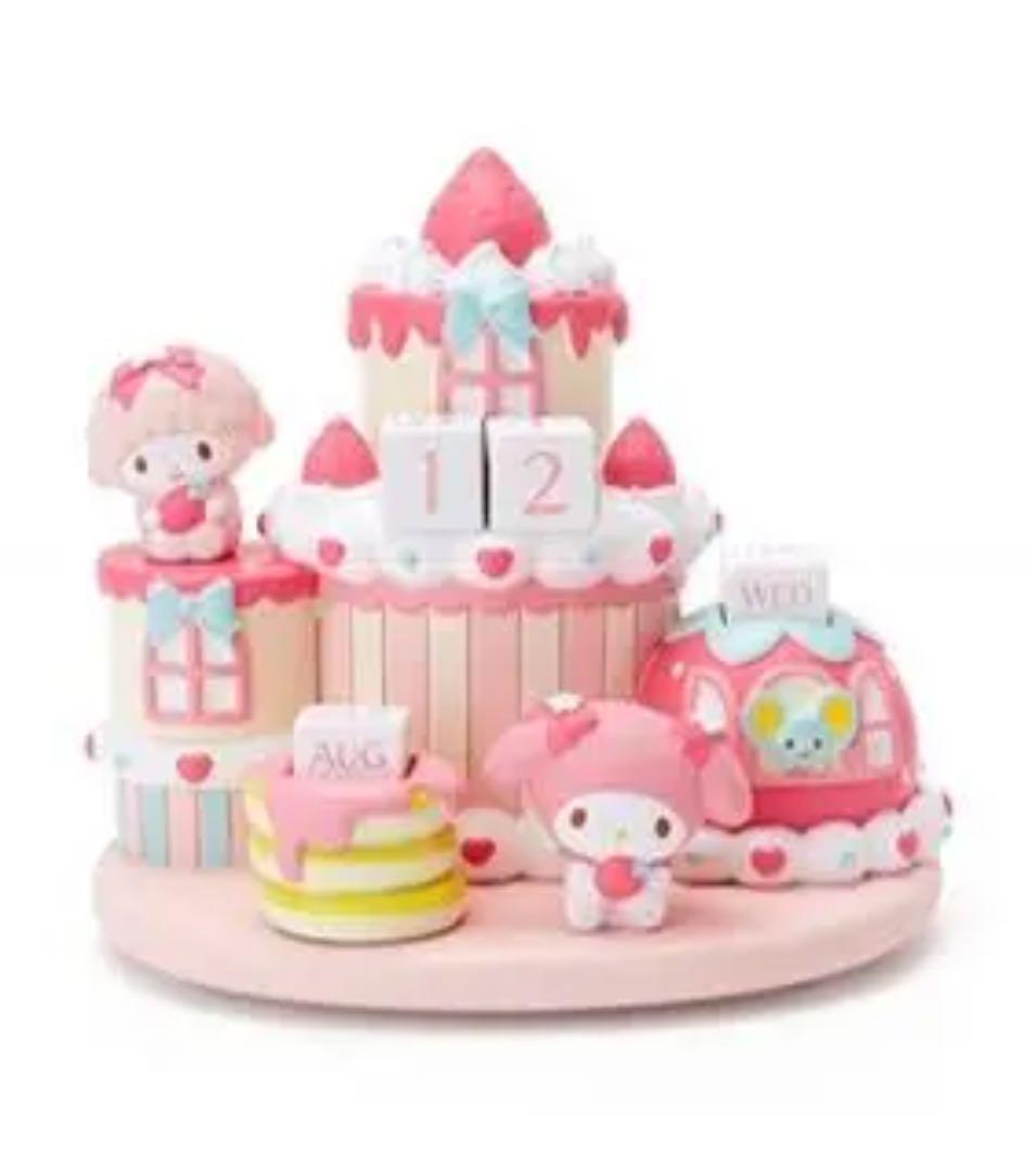 New unopened Sanrio My Melo & Piano-chan desktop perpetual calendar