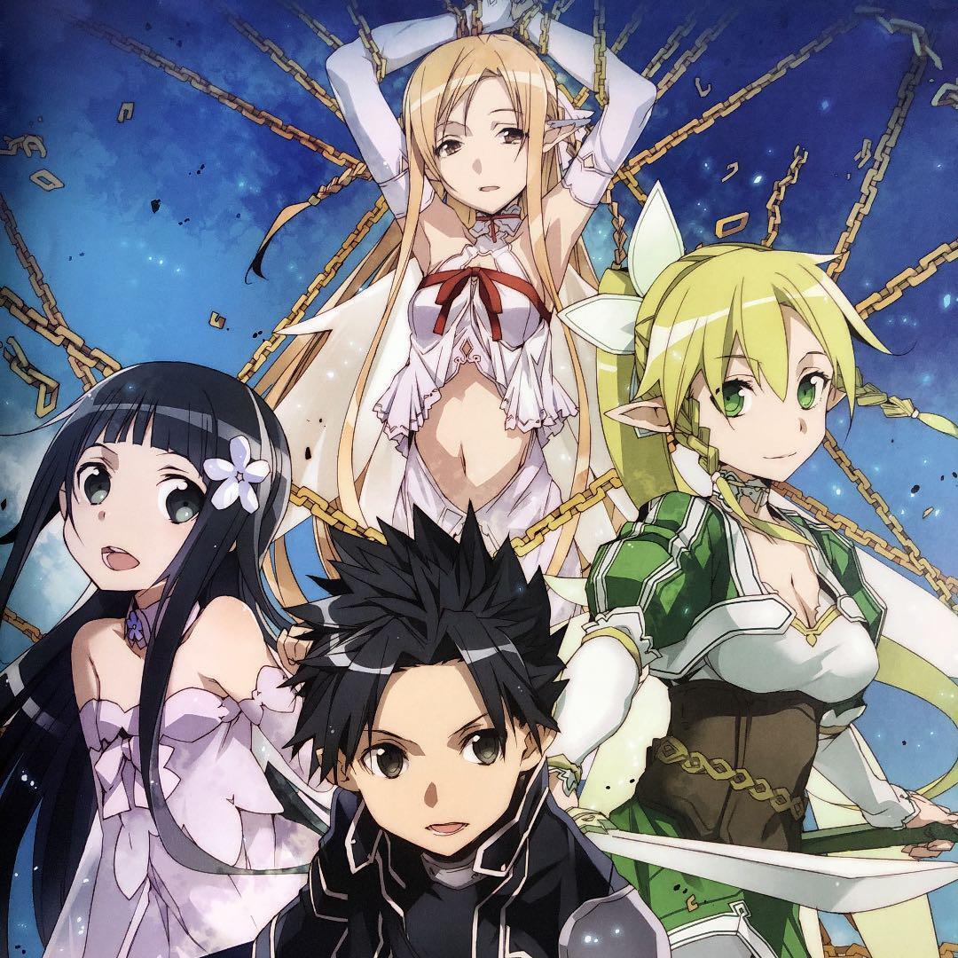 4 Sword Art Online SAO posters sold in bulk