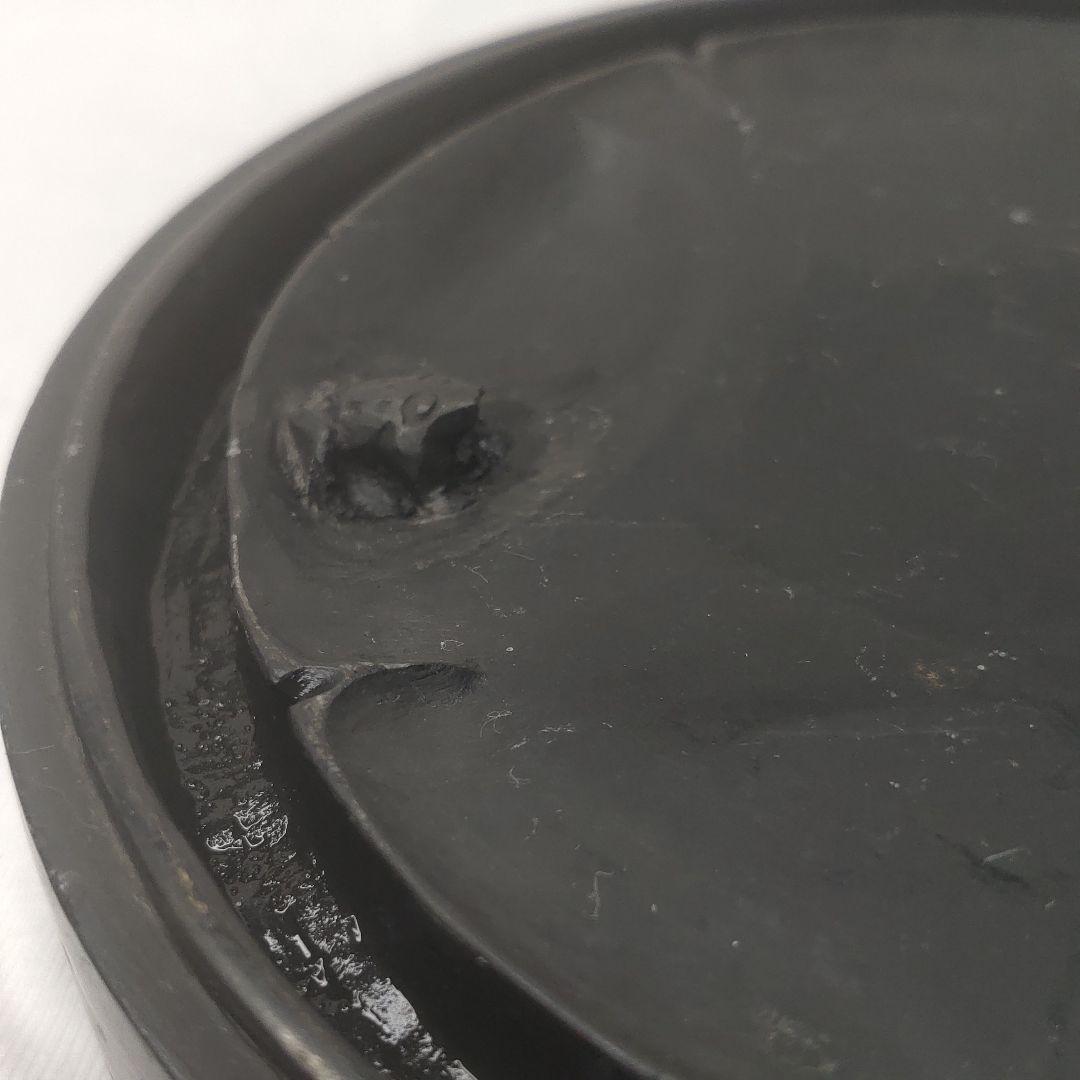 Round ink stone calligraphy tool unused item