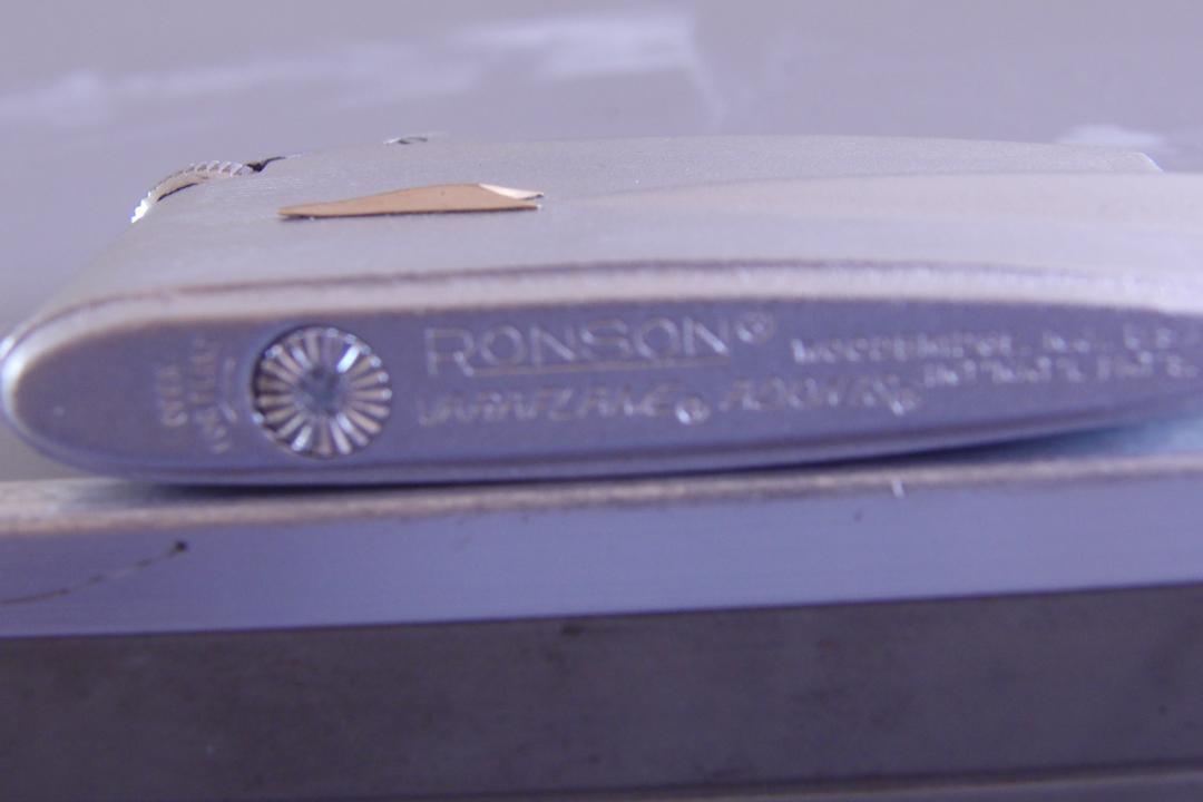 As is For Parts RONSON rose flame gas lighter