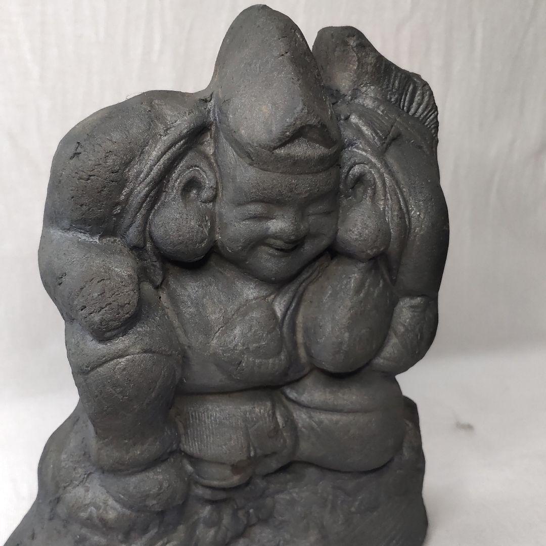 Mr. Ebisu Pottery Onigawara Unglazed Brick Buddha