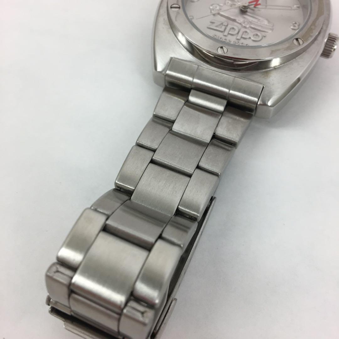 As is For Parts ZIPPO watch dial engraving silver metal stainless