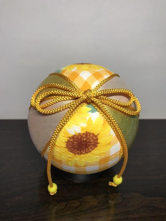 Temari Interior decoration gift Sunflower 3