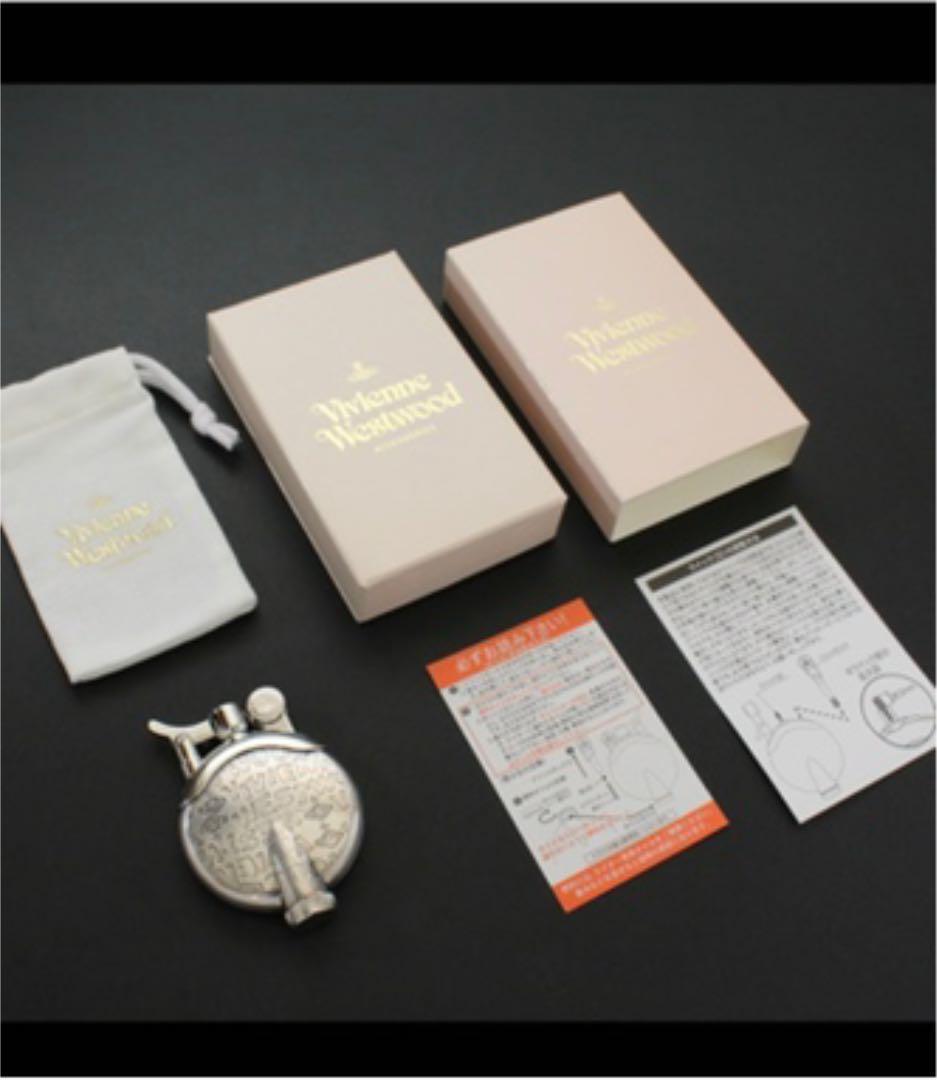 Vivienne Westwood Oil lighter Tank type silver