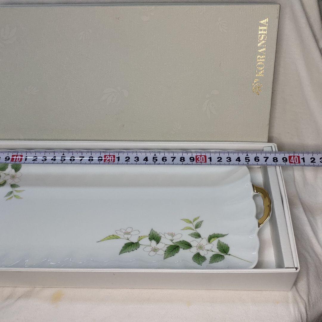 Koransha Sandwich tray Hand-painted long plate Common box