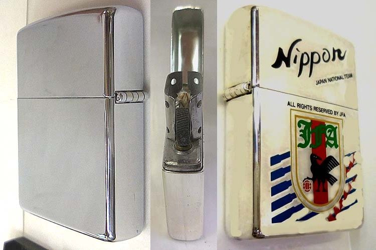 As is For Parts Zippo JFA JAPAN NATIONAL TEAM 1993