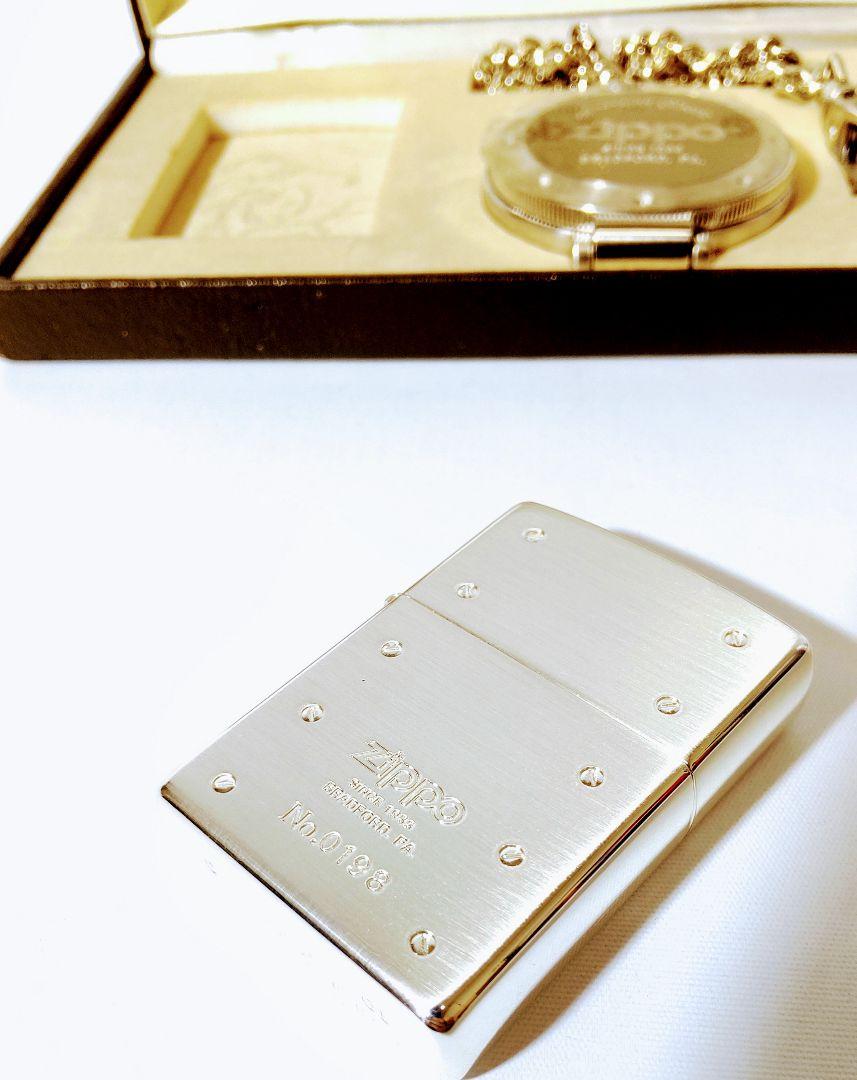 As is For Parts ZIPPO lighter & pocket watch set