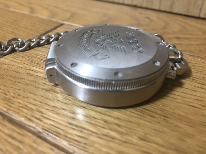 As is For Parts ZIPPO chronograph quartz metal stainless steel