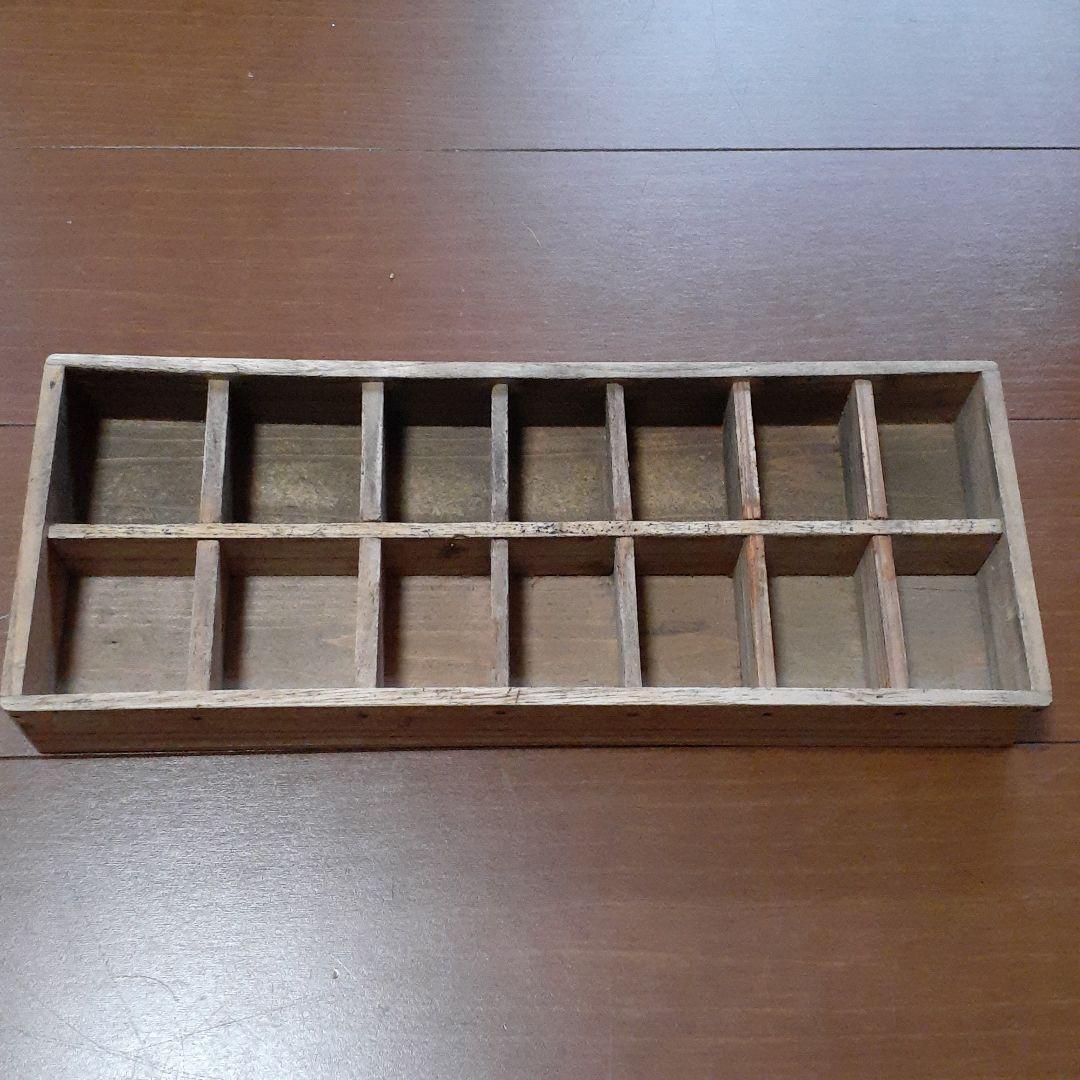 Showa retro accessory case wooden paulownia cedar antique