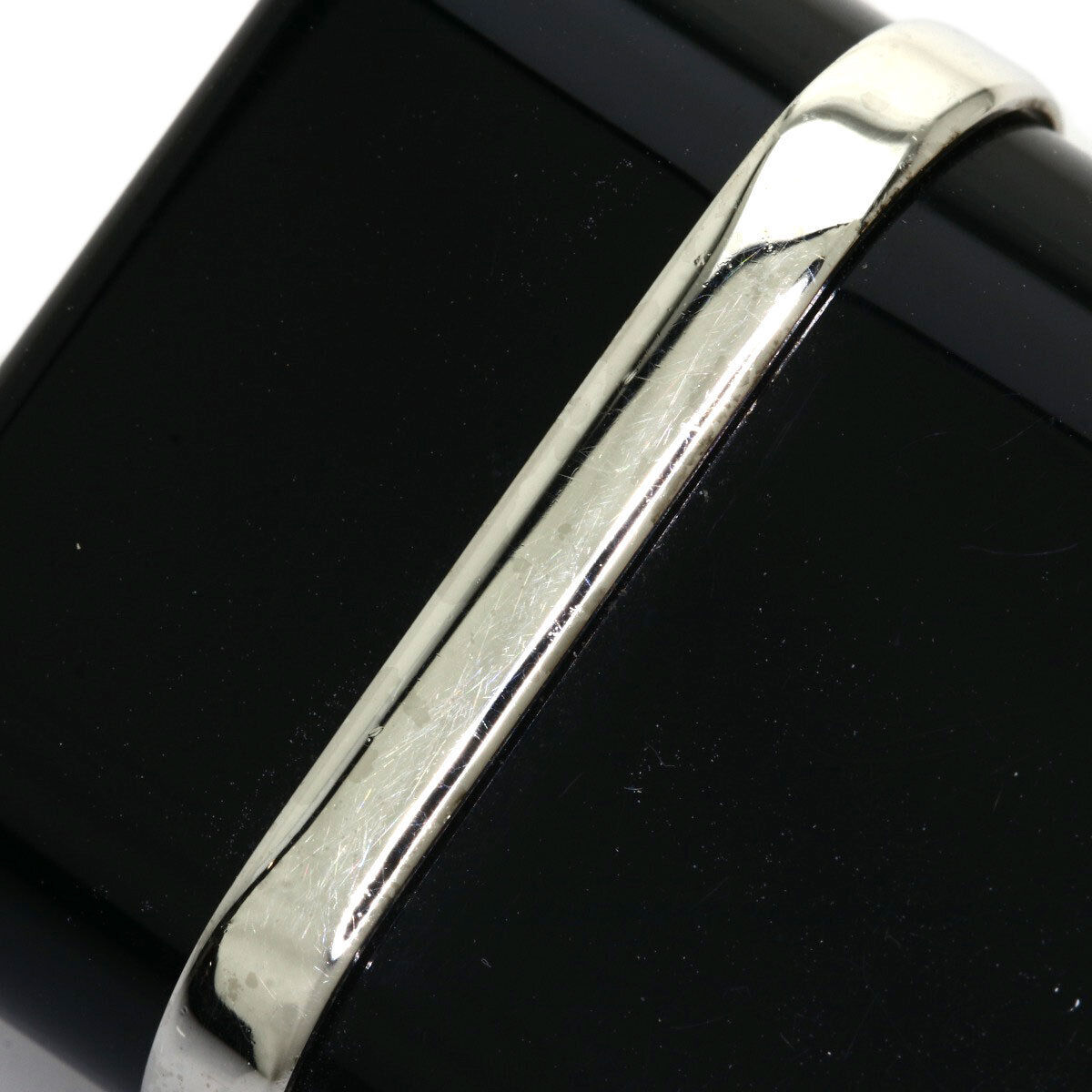 As is For Parts Cartier gas black composite platinum lighter metal