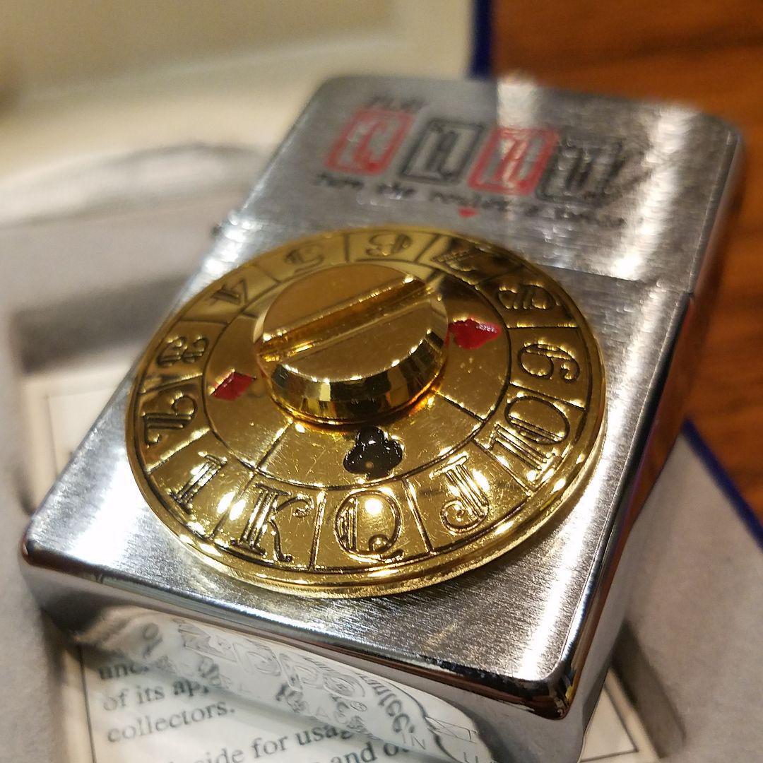 As is For Parts 1995 CARD Roulette Gimmick Zippo