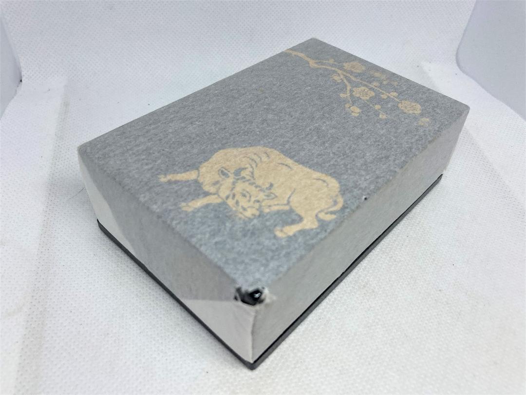 As is For Parts Unused Zippo Limited Ox Zodiac Traditional Crafts Genuine Gold M