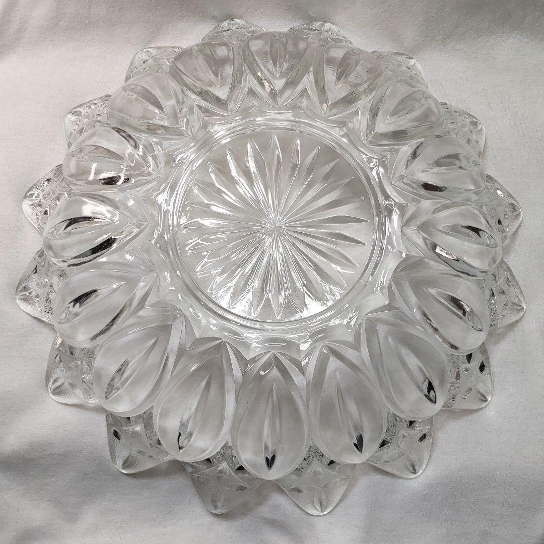 Glass ball Showa retro salad ball Fruit plate Free shipping from the old family