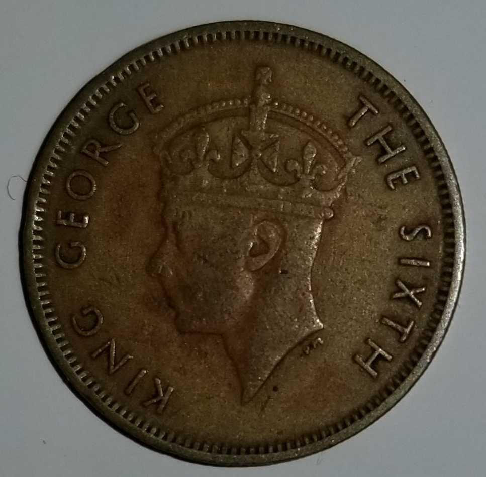 Hong Kong Hong Kong 1950 Dime George VI Second-hand goods _01