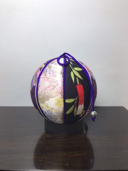 Temari Interior decoration gift  Orihime and Hikoboshi Purple