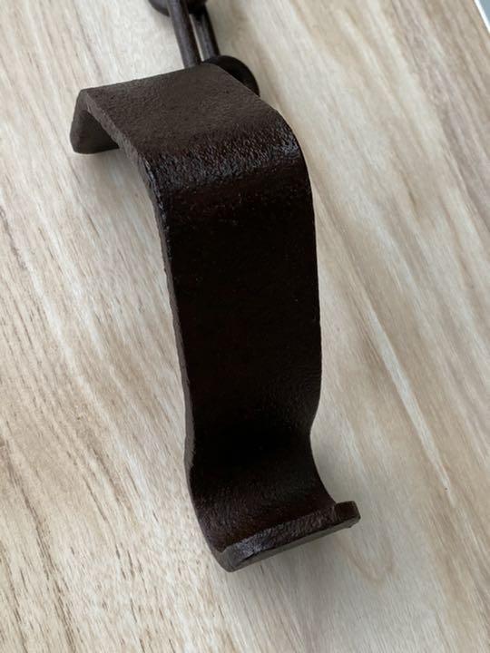 Old folk implement Hook Kusari Iron Showa Japanese Antiques