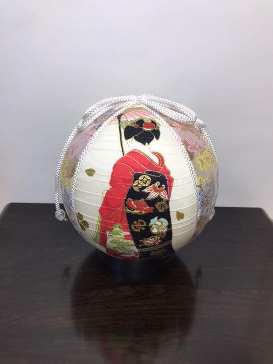 Temari Interior decoration  gift Maiko White Japan