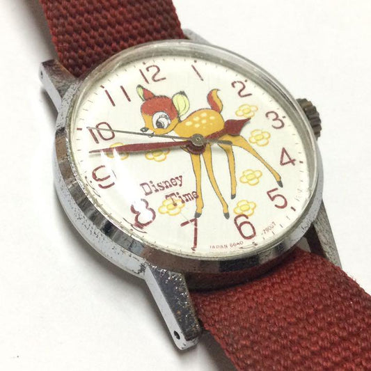 Manual Winding Seiko Disney Time Bambi Wristwatch