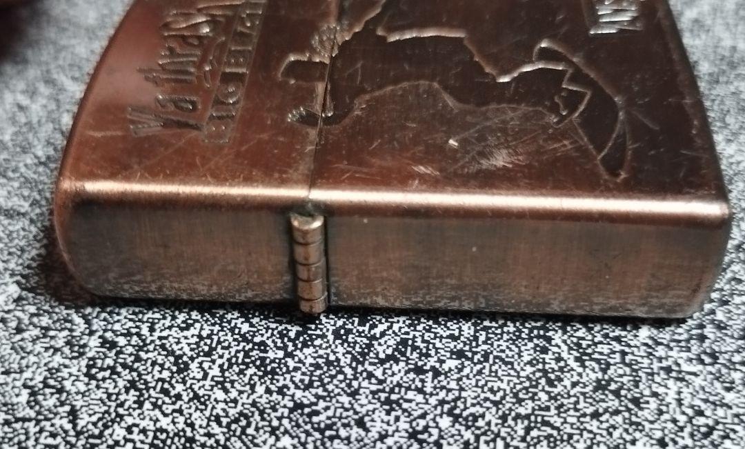 As is For Parts ZIPPO VANS skateboard bronze color 1994