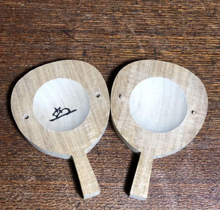 Dojo Munehiro's morning glory pattern incense, natural wood