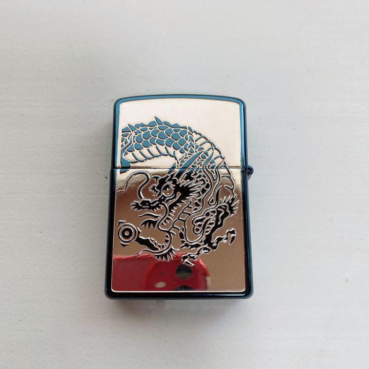 As is For Parts Zippo Lighter 2003 dragon dragon 3 sides