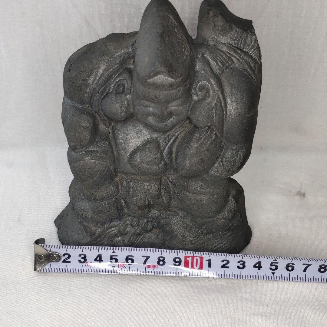 Mr. Ebisu Pottery Onigawara Unglazed Brick Buddha