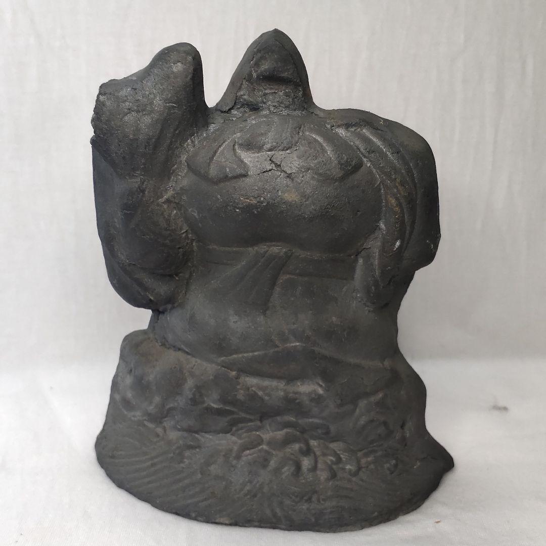 Mr. Ebisu Pottery Onigawara Unglazed Brick Buddha