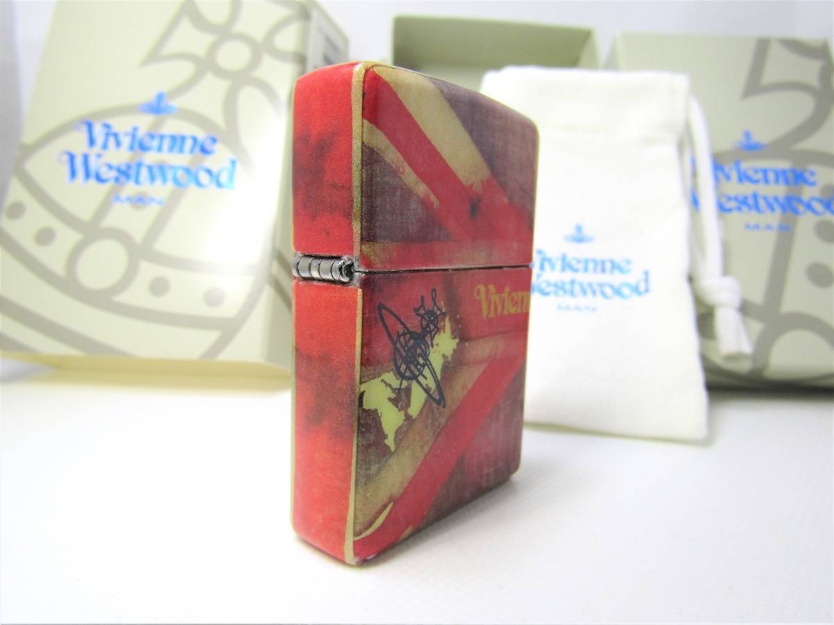 As is For Parts Vivienne Westwood Union Jack zippo Unused 2011