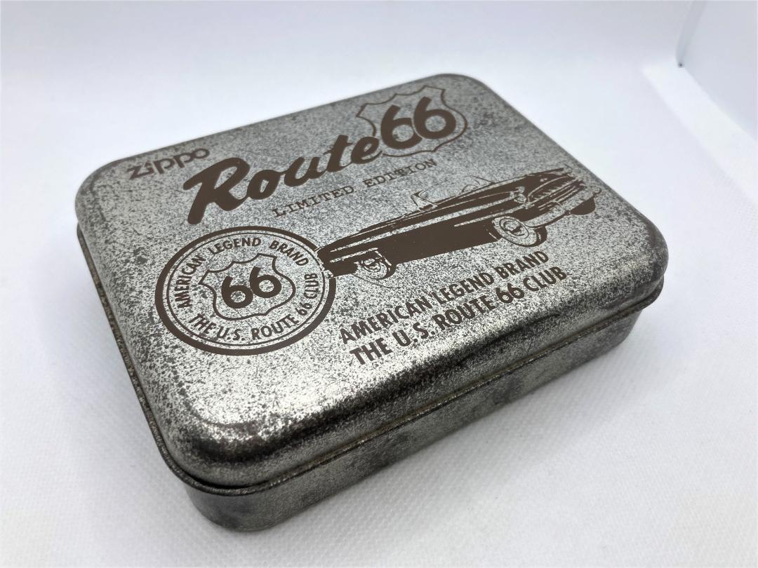 As is For Parts Zippo Limited Edition Route 66 Lighter with Keychain