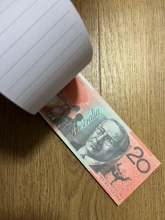 Memo pad, money, overseas, large money, stationery, letter set, interesting gag
