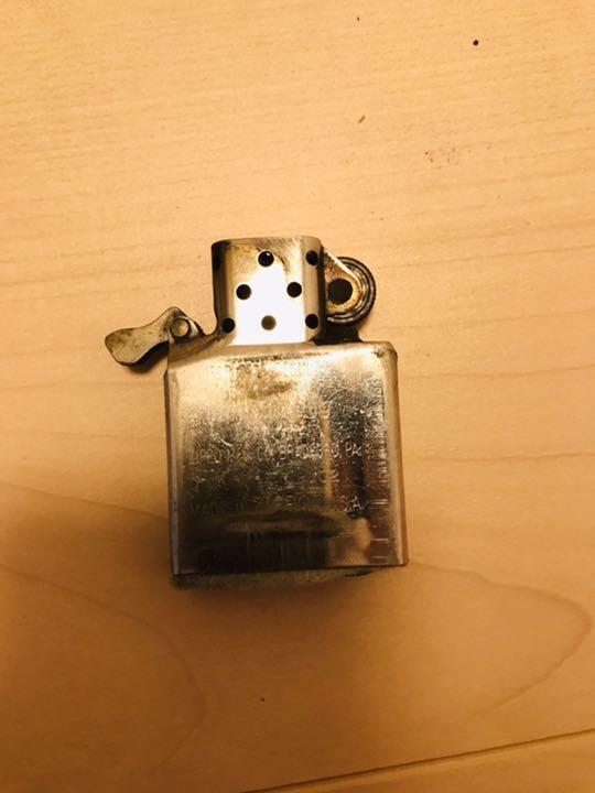 As is for parts Zippo WINDPROOF LIGHTER Zippo oil lighter rifle
