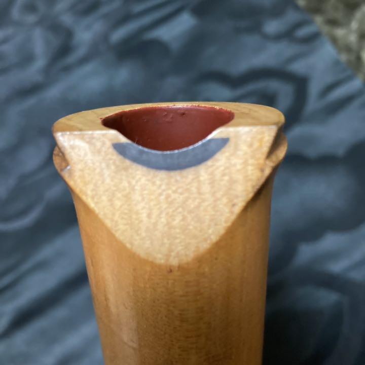 Shakuhachi Tozan-ryu 1-shaku 8-sun pipe Intermediate silver-wrapped woodwind