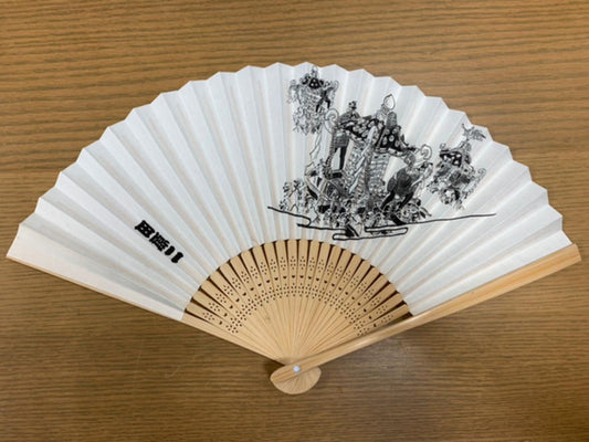 Sanja Matsuri Edo Fire Fighting Fan Matoi and Group Rare