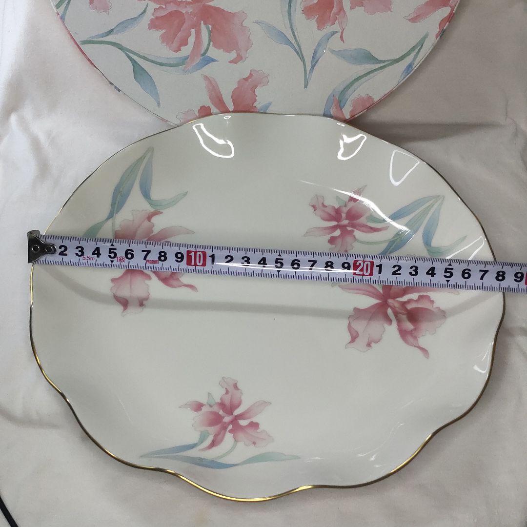 Koransha cattleya series large plate diameter 28cm co-box unused