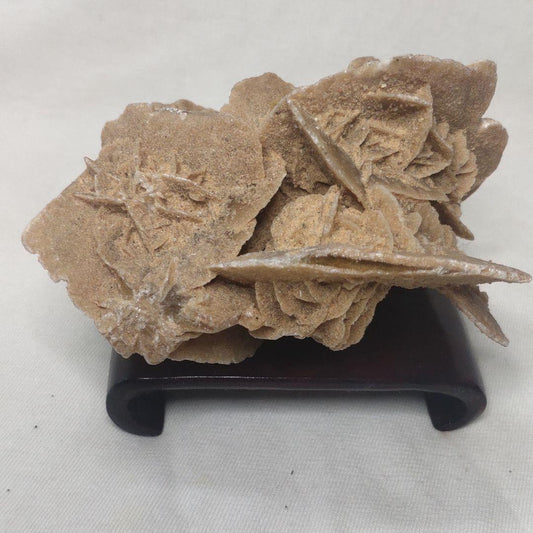 Desert rose Desert rose Rough stone Rosewood figurine with stand Natural stone
