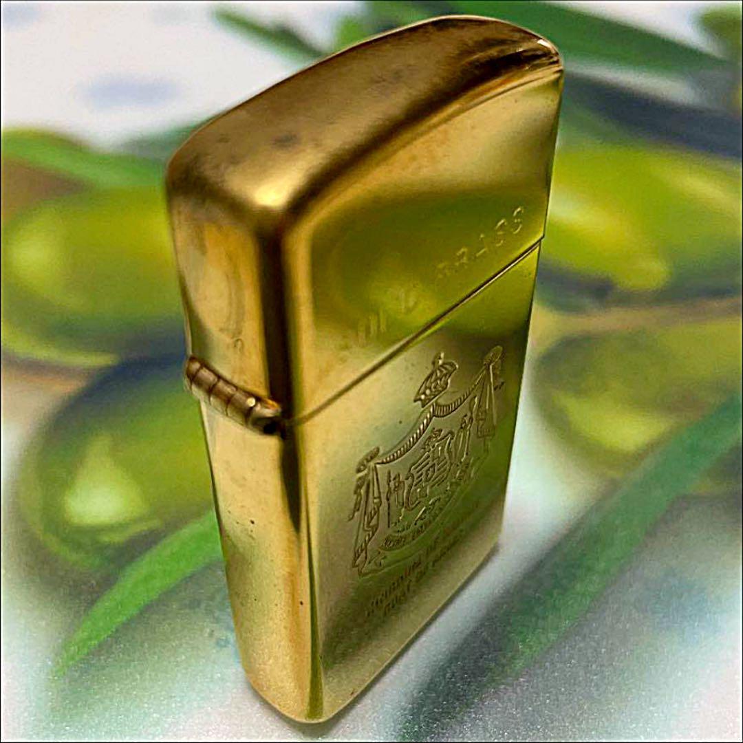 As is for parts ZIPPO lighter SOLID BRASS KINGDOM OF HAWAII unused