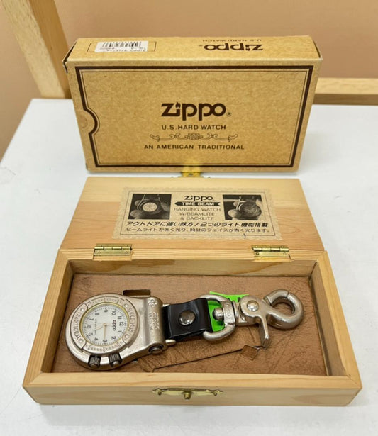 As is For Parts ZIPPO IME BEAM time beam I067 wooden box outdoor